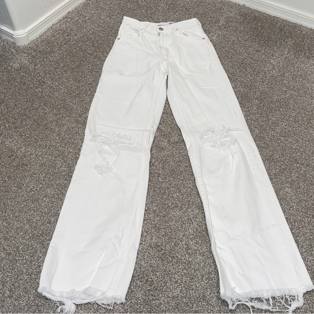 Zara wide leg jeans size 2